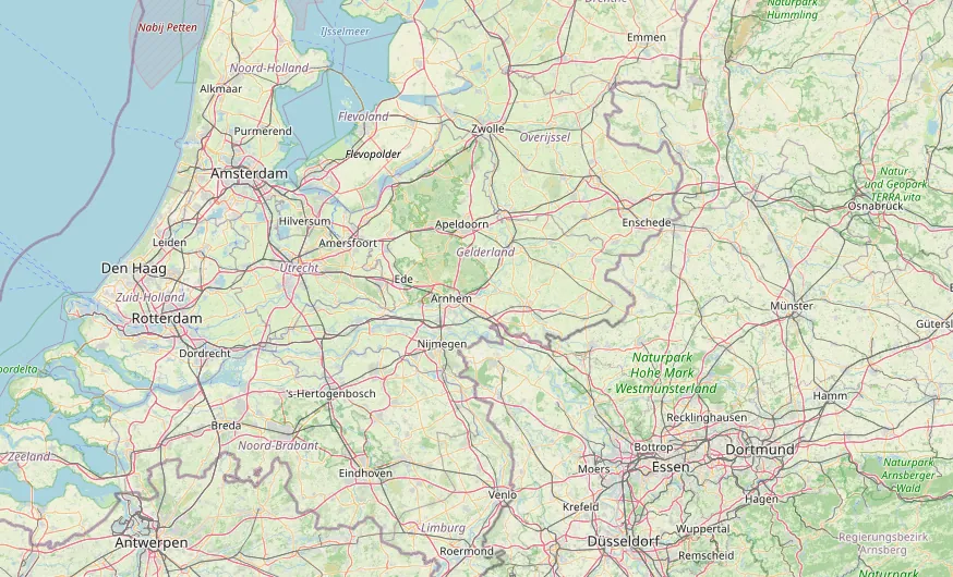 Kaart met de locatie van Bouwbedrijf R. Vlieland aan de Paardenweide in Zwaag